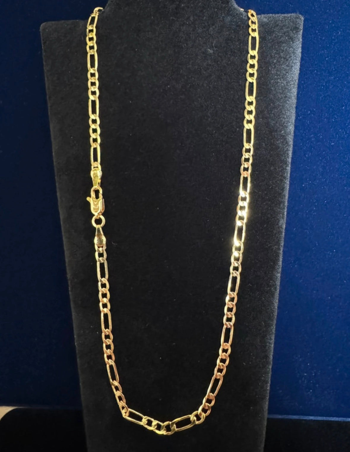18k gold plated chain 70 cm