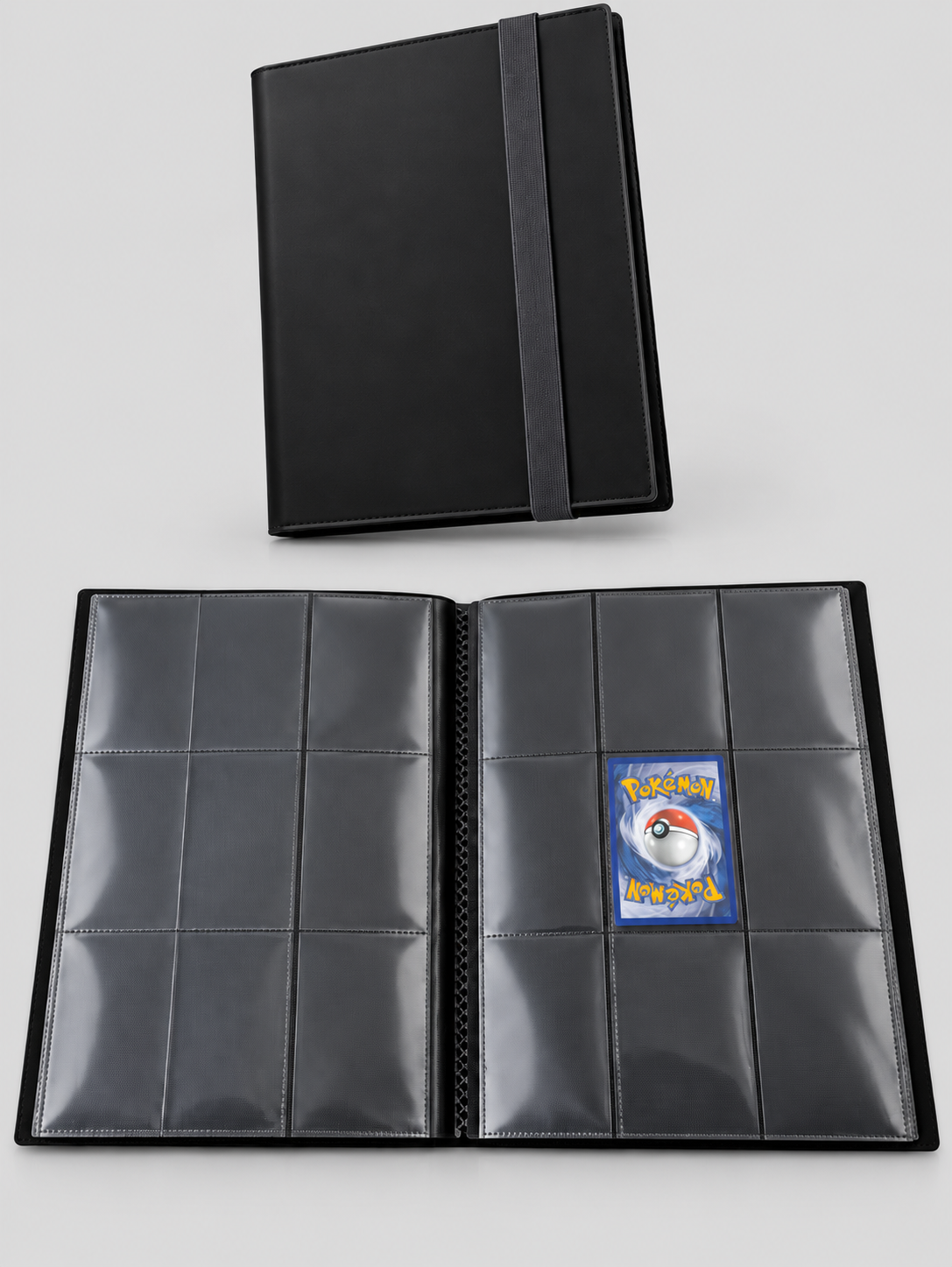 Binder 360 cards softsleeves | Black premium high-quality BPA-free PVC