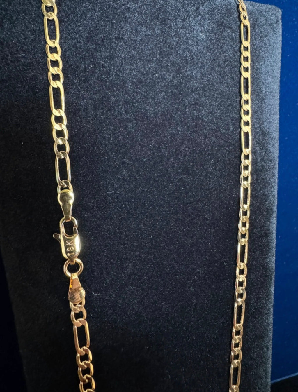 18k gold plated chain 70 cm