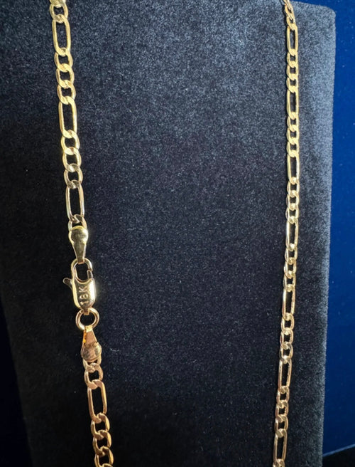 18k gold plated chain 70 cm